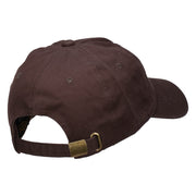 Coffee Cup Embroidered Unstructured Washed Cap