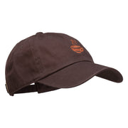 Coffee Cup Embroidered Unstructured Washed Cap