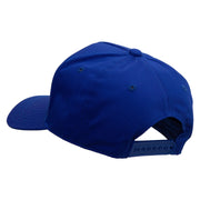 Mario Mustache Embroidered Five Panels Pro Style Cap - Royal OSFM