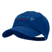 Proud America Embroidered Dyed Wash Cap