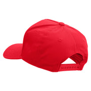 Mario Mustache Embroidered Five Panels Pro Style Cap - Red OSFM