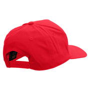 Mario Mustache Embroidered Five Panels Pro Style Cap - Red OSFM