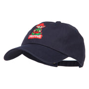 Christmas Elf Patched Unstructured Cap