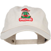 Christmas Elf Patched Unstructured Cap