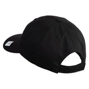Once A Marine Always a Marine Embroidered 6 Panel Unstructured Cotton Twill Cap Made in USA - Black OSFM