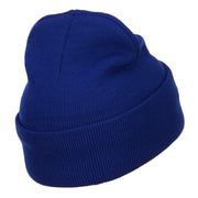 France FRA Flag Embroidered Long Beanie