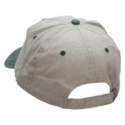 Soccer S Embroidered Pigment Dyed Wash Cap - Beige-Green OSFM