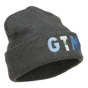 Guatemala GTM Flag Embroidered Long Beanie