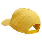 Mario Bomb Embroidered Solid Cotton Twill 5 Panel Prostyle Snap Cap - Yellow OSFM