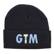 Guatemala GTM Flag Embroidered Long Beanie