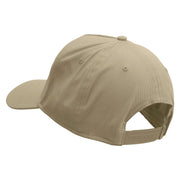 Mario Bomb Embroidered Solid Cotton Twill 5 Panel Prostyle Snap Cap - Khaki OSFM