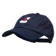 Christmas Hat Embroidered Unstructured Cap