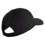 1st Marine Division Retired Embroidered 6 Panel Unstructured Cotton Twill Cap Made in USA - Black OSFM