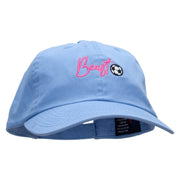 Soccer Beast Embroidered Low Profile Dyed Cotton Twill Cap - Sky-Blue OSFM