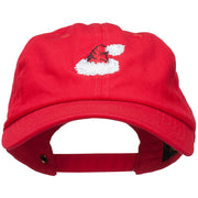 Christmas Hat Embroidered Unstructured Cap