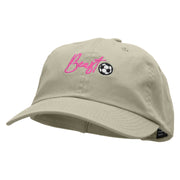 Soccer Beast Embroidered Low Profile Dyed Cotton Twill Cap - Putty OSFM