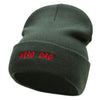 Hero Dad Embroidered 12 Inch Long Knitted Beanie