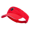 Mario Bomb Embroidered Prostyle Cotton Twill Washed Sandwich Visor - Red-White OSFM