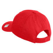 U.S. Marine Corps 1st Marine Division Embroidered 6 Panel Unstructured Cotton Twill Cap Made in USA - Red OSFM