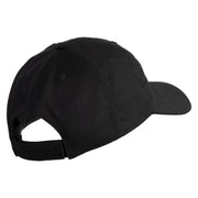 U.S. Marine Corps 1st Marine Division Embroidered 6 Panel Unstructured Cotton Twill Cap Made in USA - Black OSFM