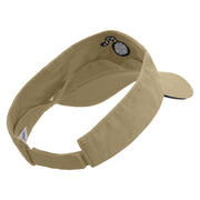 Mario Bomb Embroidered Prostyle Cotton Twill Washed Sandwich Visor - Khaki-Navy OSFM