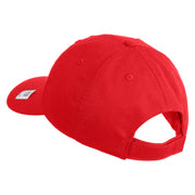 2nd Marine Division Veteran Embroidered 6 Panel Unstructured Cotton Twill Cap Made in USA - Red OSFM