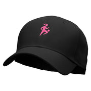 Soccer Girl Skill Embroidered Low Profile Cap - Black OSFM