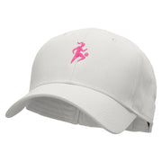 Soccer Girl Skill Embroidered Low Profile Cap - White OSFM