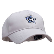 Star Player Embroidered Low Profile Structured PET Spun Cap - Grey OSFM