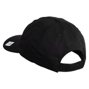 2nd Marine Division Retired Embroidered 6 Panel Unstructured Cotton Twill Cap Made in USA - Black OSFM