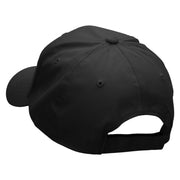 Star Player Embroidered Low Profile Structured PET Spun Cap - Black OSFM