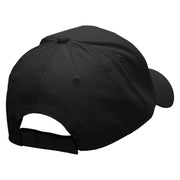 Star Player Embroidered Low Profile Structured PET Spun Cap - Black OSFM