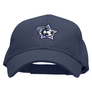 Star Player Embroidered Low Profile Structured PET Spun Cap - Navy OSFM