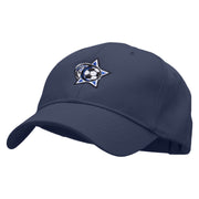 Star Player Embroidered Low Profile Structured PET Spun Cap - Navy OSFM