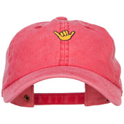 Mini Hang Loose Embroidered Unstructured Cap