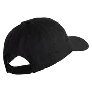 U.S. Marine Corps 2nd Marine Division Embroidered 6 Panel Unstructured Cotton Twill Cap Made in USA - Black OSFM