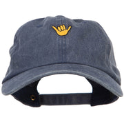 Mini Hang Loose Embroidered Unstructured Cap