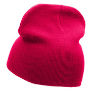 Flexing Embroidered 8 Inch Knitted Short Beanie