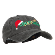 Merry Christmas Santa Hat Embroidered Unstructured Cap