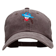 All American Cowgirl Embroidered Unstructured Cotton Cap