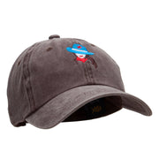 All American Cowgirl Embroidered Unstructured Cotton Cap