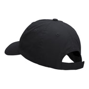 Serving Tennis Ball Embroidered Low Profile Dyed Cotton Twill Cap - Black OSFM