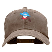 All American Cowgirl Embroidered Unstructured Cotton Cap