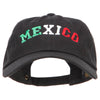 Mexico Letters Embroidered Unstructured Washed Cap