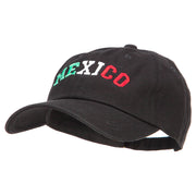 Mexico Letters Embroidered Unstructured Washed Cap