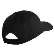 U.S. Marine Corps 3rd Marine Division Embroidered 6 Panel Unstructured Cotton Twill Cap Made in USA - Black OSFM