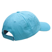 Gymnastics Girl Embroidered Low Profile Dyed Cotton Twill Cap - Sky-Blue OSFM