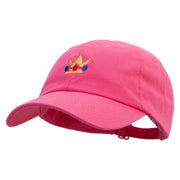 Mario Family Embroidered Made in USA Unstructured Washed Twill Cap - Bright-Pink OSFM