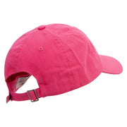 Mario Family Embroidered Made in USA Unstructured Washed Twill Cap - Bright-Pink OSFM