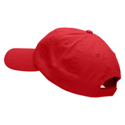 Gymnastics Girl Embroidered Low Profile Dyed Cotton Twill Cap - Red OSFM